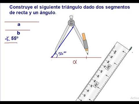Construcción de triángulos LLL, LAL, ALA