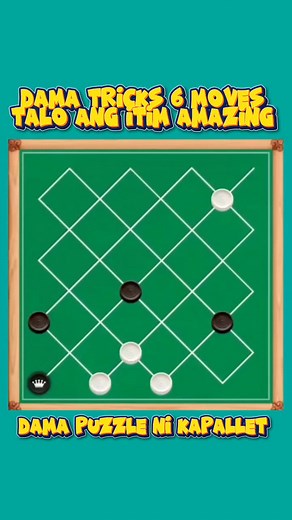 179K views · 1.4K reactions | Dama tricks 6 moves talo ang itim. #kapalletvlogs #reels #dama | Kapallet Vlogs | Facebook