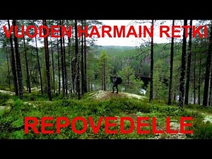 Vuoden harmain yön yli retki Repoveden kansallispuistoon. Retkeily ja ulkoilu.