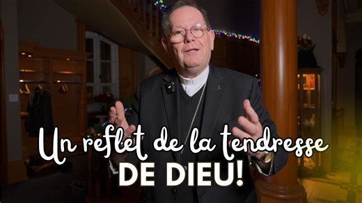 Par la magie de la vidéo, le cardinal Gérald C. Lacroix vient jusqu’à nous avec un cœur rempli de gratitude et d’espérance. L’année qui s’achève a été marquée par de nombreux défis, tant dans la société que dans l’Église. Ces épreuves peuvent parfois ébranler notre espérance… mais Noël nous rappelle une vérité essentielle : Dieu se fait proche. Et si dans la fragilité et la tendresse de l’Enfant de la crèche, nous retrouvions le courage d’avancer? L'archevêque de Québec adresse une parole toute