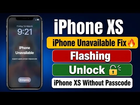 iPhone XS iPhone Unavailable Fix 🔥 | Unlock iPhone XS Without Passcode 2026