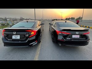 New Honda Civic RS Turbo 2022 vs Civic RS 2020 | Drag Race