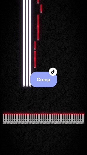 Creep | tutorial | like/follow-more | #pianotutorials #pianotoks #pianocovers
