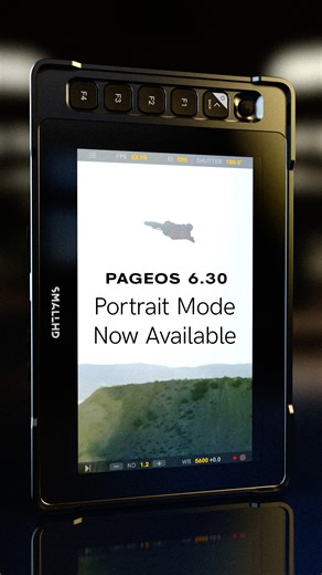 Vertical mode is here! No more awkward, landscape-locked workarounds. -Intentionally altered UI for portrait workflows -Ideal for social, branded, and streaming content -Quick switching between portrait and landscape Update your SmallHD monitor to PageOS 6.3 to access this feature. Learn more - https://link.cs.inc/3O8of0z | SmallHD