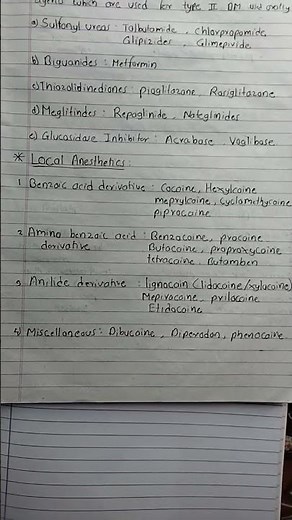 local anaesthetic drugs 💊 classification #pharmacy #gpat #pharmcist