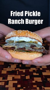 27K views · 419 reactions | Fried Pickle Ranch Dip Smashburger!...