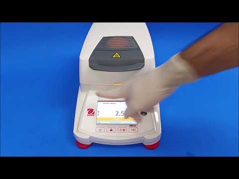 Ohaus MB120 Moisture Analyzer Test