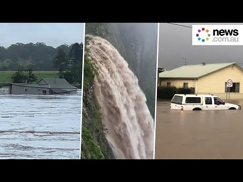 NSW floods: Wild and devastating footage from around the state
