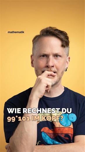 How do you calculate 99 x 101 in your head? #math #university #studies #school #teachertraining