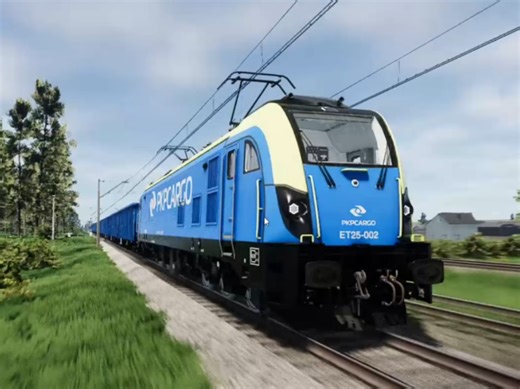 SimRail-The Railway Simulator 驾驶ET25电力机车