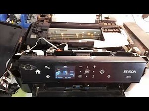 how to epson l850 printer error turn power off and then on again for details see your documentation