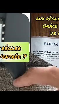 Porte d' Entrée qui Frotte ! Comment régler le problème ? Speed Tuto Facile // Rapas4U