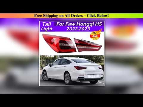 For Faw Hongqi H5 2022 2023 LED Car Rear Bumper Tail Light Tail Lamp Assembly Taillights Turn