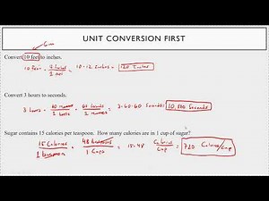 Dimensional Analysis and Unit Conversion