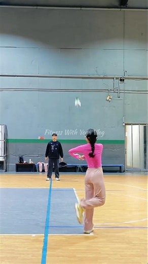 Nice Performance of Shuttle Cock 💪 Fitness With Yoga Vlog ❣️ #shorts #shuttlecock