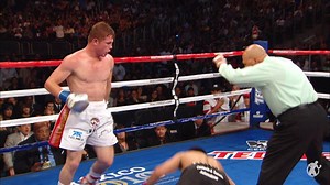 22M views · 142K reactions | Canelo Alvarez's devastating knockout power  | Golden Boy Fight Night | Facebook