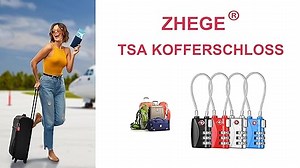 ZHEGE Zahlenschloss Koffer, 3 Stellig Kofferschlösser, Kabelschloss, Reiseschloss, Kleines Schloss Spind für Gepäck, Rucksack und Spind (Silber, 2 Stücke)