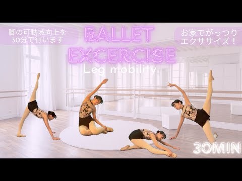 Get a good workout at home! Leg range of motion exercises 🩰