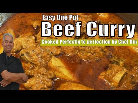 সেরা স্বাদে গরুর মাংস রান্নার রেসিপি, Curry made easy by Chef Din, Best beef Curry recipe