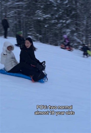 Exciting Sledding Adventures with Friends in Sweden