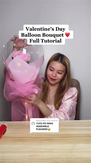 Valentine’s Day Balloon Bouquet ❤️ Full Tutorial