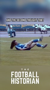 This is Ewald Lienen, and this moment from 1981 remains one of the most unsettling in football history. During a Bundesliga match against Werder Bremen, a late challenge from Norbert Siegmann ripped Lienen’s thigh open — a 25cm wound exposing muscle and bone. In shock, Lienen didn’t collapse. Instead, he ran to the touchline to confront Werder manager Otto Rehhagel, whom he believed had moments earlier instructed his player to target him aggressively. The wound required 23 stitches. Remarkably, 