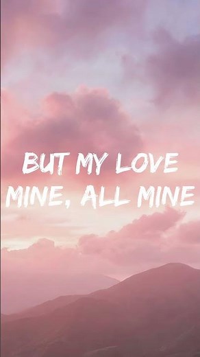 Mitski - My Love Mine All Mine (Lyrics)