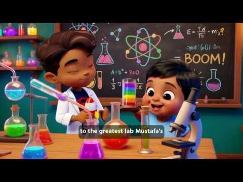 "MUSTAFA'S LAB Theme Song! 🧪⚡ (Official Music Video) Kids Science Song 2026"