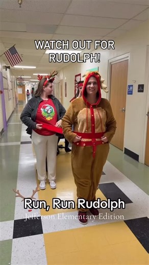 Jefferson Elementary staff always finds a way to make the holidays fun!* (*there were no persons harmed in making this silly video😂) | Hobbs Municipal Schools
