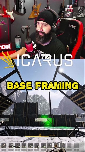Icarus Gameplay: Building a Castle Base with Ease