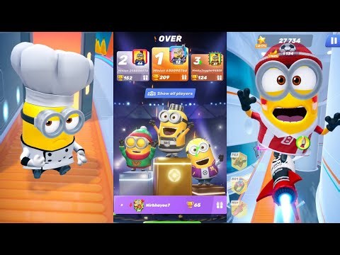 Baker vs Lucy vs Soccer Fan | New Minion rush |