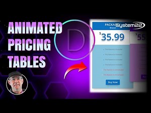 Divi Theme Tutorial Pricing Tables With Hover Animation 👍👍👈
