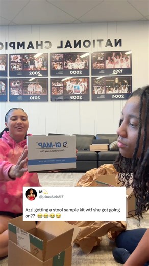 No way Azzi Fudd got a stool sample kit 💀