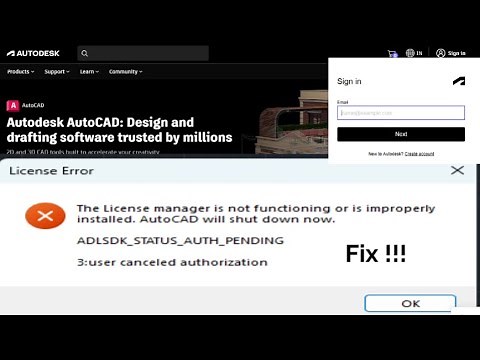 How to Fix AutoCAD License Error From AutoCAD Subscription