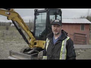 Getting the work done with a Cat® 303.5 Mini-Excavator