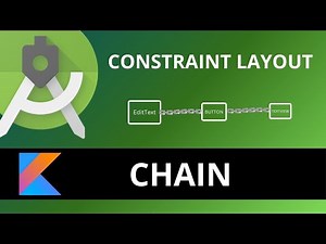Android constraintLayout Chain || Chain Constraint Layout || Constraint layout chaining