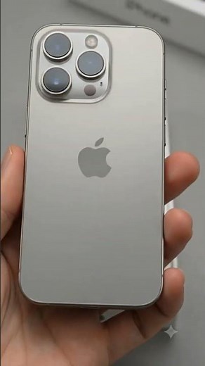 Apple iPhone 15 Pro Max Unboxing & Setup Natural Titanium 256GB Camera Test & Action Button #Shorts