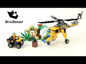 LEGO CITY 60158 Jungle Cargo Helicopter Speed Build for Collecrors - Collection Jungle (5/10)