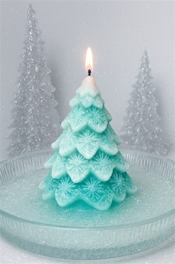We combined pillar wax, teal dye, Diamond Sparkle Dust, and Frosted Cashmere fragrance to make this dazzling snowflake tree candle. The secret? Our Snowflake Tree Silicone Mold — the easiest way to turn wax into winter magic.✨ Shop supplies, get inspired, and join thousands of Canadian candle-makers at Candlehaven.ca.Hashtags:#CandleMaking #ChristmasCandles #Candlehaven #HolidayDIY #CanadianMakers #CraftyChristmas #canadiancandlesupplies #christmastreecandle | Candle Haven