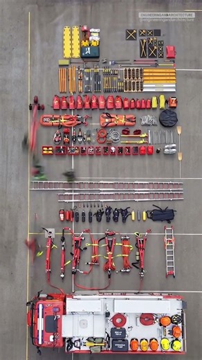 If you ever wondered what’s in a fire truck...