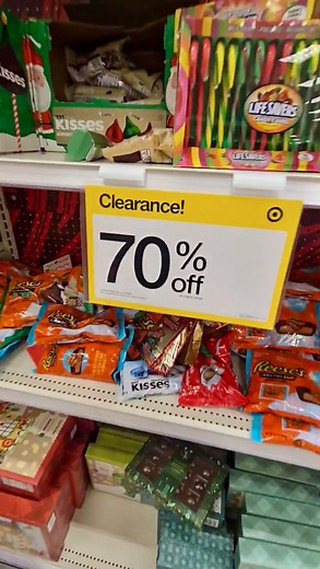 You may be able to score 70%–90% OFF on Christmas clearance and candy at Target right now! 🎯🍬 Don’t forget to check the regular aisles for hidden holiday-themed snacks and treats—finding 70% off food items is a total win! Be sure to share with all your clearance hunting friends! 💸🙌 #TargetClearance #ChristmasDeals #ClearanceFinds #TargetHacks #SaveMoreSpendLess #HolidayCandy #TargetLovers @target | Hip2Save