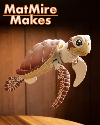 Sea Turtle - Articulated Figure - 3D model by MatMire_Makes on Thangs