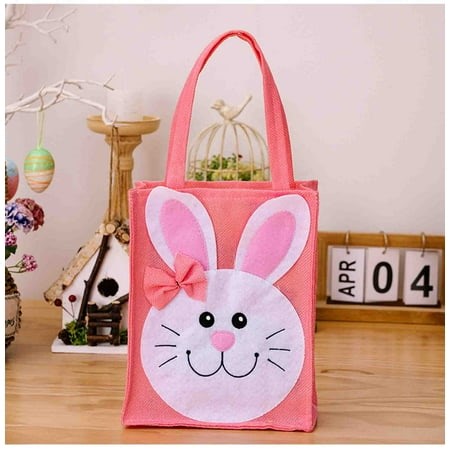 Boovnll Easter Gift Bags, Cute Easter Bunny Tote Bags Easter Treat Bags for Candy, Biscuits Easter Birthday Party Supplies Gift Bags, Easter Decorations - Walmart.ca