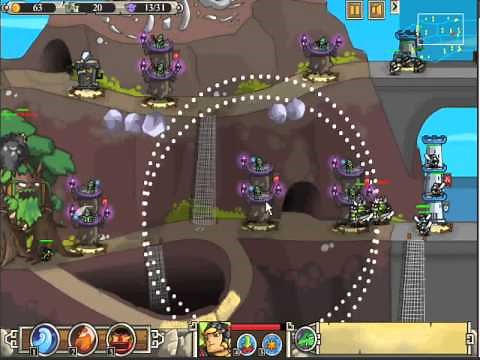 Giants and Dwarves TD - playthrough level 11 perfect