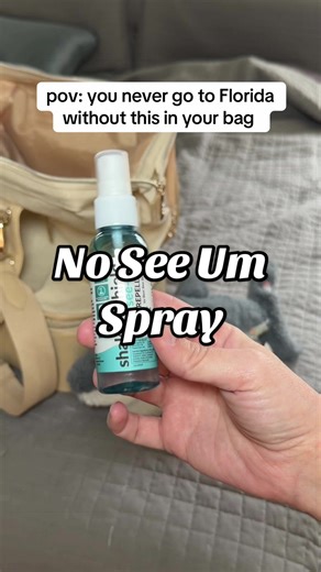 No-see-ums are THE WORST and this keeps them away 🙌 #insectrepellent #floridalife #beachday #bugspray #naturalsolutions