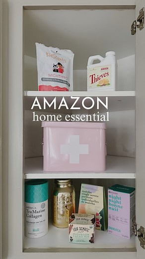 This Amazon home essential is perfect for storing your first aid supplies in a secure an aesthetic way. Comment “FIRST AID” and I’ll DM you the details. #amazonhome #amazonhomefinds #amazonmusthaves #amazonfavorites #amazonfind2023 #amazonfind #amazonaesthetic | Stephs Small Spaces