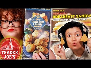 Kristin & Jen Try EVERY NEW DECEMBER Trader Joe's Item | Kitchen & Jorn
