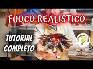 Fuoco realistico 🔥 Tutorial per Presepe