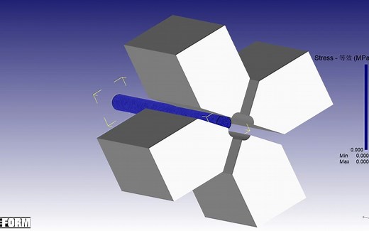 Deform 旋转锻造仿真模拟