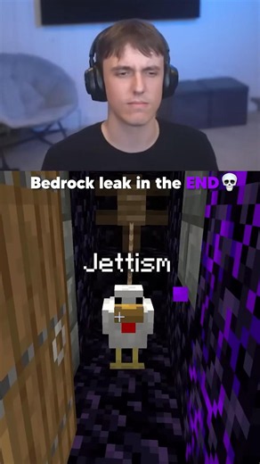 Bedrock leak in the END 💀